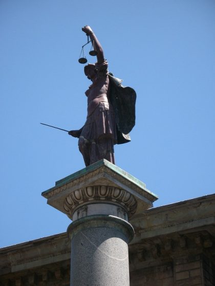 Signorita Justitia is watching you ...... everywhere..